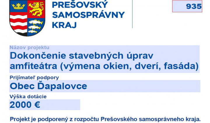 Fotka -  Dokončenie stavebných úprav amfiteátra